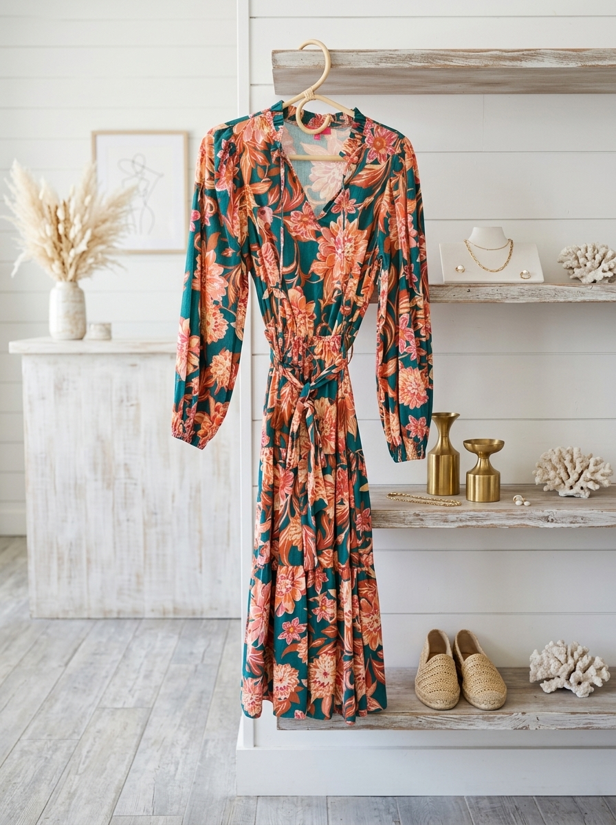 THML Midnight Bloom Embroidered Shift Dress | BLEU Boutique THML Midnight Bloom Embroidered Shift Dress | BLEU Boutique